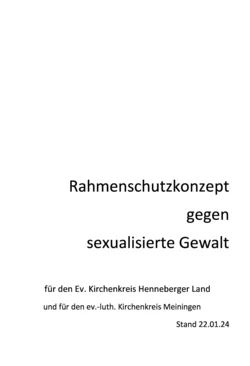 Rahmenschutzkonzept KK Meiningen und KK Henneberger Land